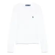 [Ralph Lauren] Ralph Lauren Polo Pony-embroidered Shirt XS WHITE