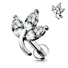 Piercing Labret Ear Sheet Set Rhinestones