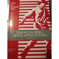 在飛比找蝦皮購物優惠-linear algebra with applicatio