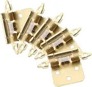 BESTOYARD 5pcs Hinges Kitchen Cabinet Hinges Cabinet Doors Hinge Replacement Cabinet Soft Close Hinges Hinge for Wood Cabinet Hinges Semi-Concealed Hinges Wood Hinge Coffee Steel Plate
