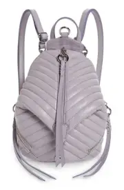 Rebecca Minkoff Quilted Convertible Julian Mini Backpack Handbag