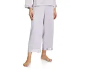 Natori Pajama Pants Silver Pearl Size Small