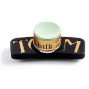 Taom Magnetite Combo Billiard Chalk Holder & Soft Chalk Green in Branded Box