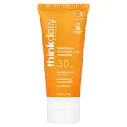 think, Thinkdaily, Tinted Face Zinc Oxide Sunscreen, SPF 30, 2 fl oz (59 ml)