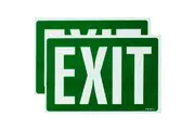 Headline Sign Exit 203x305mm Green/White 2 Pack