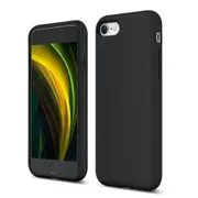 Tough On Liquid Silicone Phone Case for iPhone SE 2022/2020 - iPhone 7/8 - Black