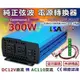 ☼ 苙翔電池 ►電源轉換器 DC12V轉AC110V 300W足瓦純正弦波 LED 液晶電視 精密電器 電力穩定