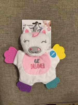 Playtex Baby Unicorn Doll Teether Plush Lovey Lil’ Dreamer