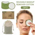 Reusable Bamboo Cotton Makeup Remover Pad Zero Waste Eco Friendly Round gigAl