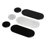 Bike-It Motorcycle / Bike Spot And Strip Paintwork Protectors - 24 Piece - Black