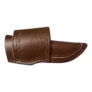 Fixed Blade Leather Knife Sheath Fits Buck Gen 5 Knife, Knife Holder in Brown