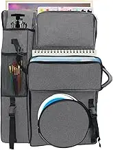 Boyistar Art Portfolio Carry Bag 20" x 26", Canvas Art Portfolio Backpack Traveling Outdoor Drawing Portfolio Case Large Capacity Artist Carrying Bag/Tote Bag for Drawing Board, Screen, Accessories