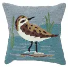 SANDPIPER INDOOR OUTDOOR TEXTURED THROW PILLOW - 18" SQUARE