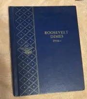 Whitman Coin Album #9414 Roosevelt Dimes Starting 1946