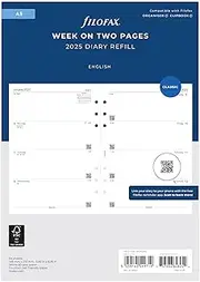 A5 Week on two pages 5 Language 2025