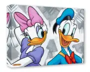 Donald Duck Walt Disney Fine Art Trevor Carlton Ltd Ed TOC Quite A Couple