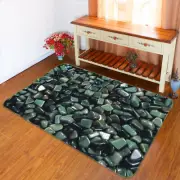 3D Green Pebbles ZHUA289 Game Non Slip Rug Mat Photo Carpet Zoe