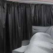 KanSmart Set of 3 Car Window Shades 98% Light Blocking Full Blackout Car Privacy Curtains for Kids Baby, Car Accessories Compatible with Sedan SUV Car Window Covers for Sleeping Travel Camping