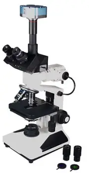 2000x Trinocular Metallurgical Microscope w Bottom Light & 5Mp USB PC Camera