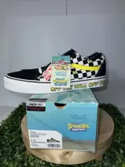 Vans SpongeBob SquarePants Old Skool Skate Shoe sz 10.5 mens VNOA48G19EK New box