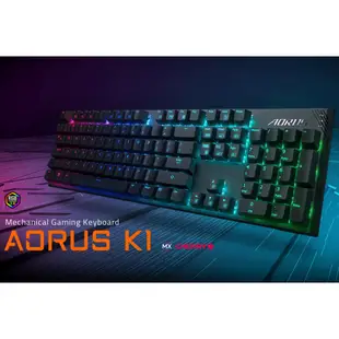 Gigabyte 技嘉 AORUS K1 機械式鍵盤 紅軸 中文 RGB 兩年保固 機械式 鍵盤【JT3C】