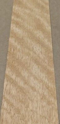 Amarillo Curupixa Figured wood veneer 3" x 17" raw no backing 1/42" thickness
