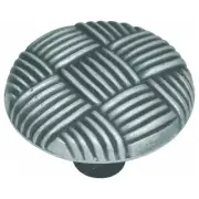 10 piece Hickory Hardware Tapestry PA1412-AP Antique Pewter 1 1/4" Cabinet Knob