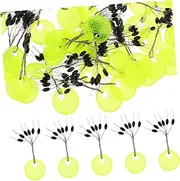 Generic 100pcs Rubber Fishing Shaped Float Stoppers for Fishing Line Stops for Rivers Lakes and Ocean and Easy to Carry