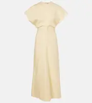 [Toteme] Toteme Draped maxi dress AU 10 yellow