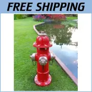 Freestanding Dog Statue Fire Hydrant for Outdoor Puppy Training - Gift Idea