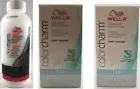 Wella Color charm T18 Lightest Ash Blonde + T14 Pale Ash Blonde + 20 Developer