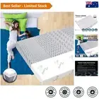 Ergonomic 7-Zone Mattress Topper - 8cm Thick Memory Foam with Cool Bamboo Cover