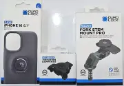 QUAD LOCK KIT iPHONE 16 Case, Dampener, FORK STEM Mount Pro *EXPRESS*