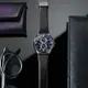 CITIZEN 星辰 GENT S Eco-Drive 三曆月相紳士男手錶(BU0066-11W)紫/42mm