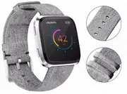 Fitbit Versa /2/Lite Replacement Band Fabric Watch Sports Strap Wristband Grey