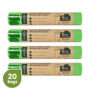 Ecopack 240L Compostable Wheelie Bin Bags Bundle (4 Rolls/20 Bags)