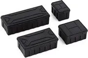 2023 4 Pcs RC Plastic Garage Storage Box RC Crawler 1/10 Scale Accessories Decoration