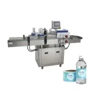 Automatic Plastic Water Beverage Bottle Adhesive Sticker Labeling Machine
