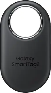 [Samsung] Galaxy SmartTag2 (1 Pack) Bluetooth Tracker, Compass View, AR Find Lost Mode, Black