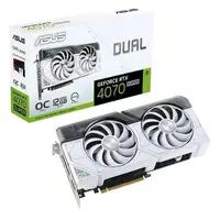 在飛比找PChome24h購物優惠-華碩 DUAL-RTX4070S-O12G-WHITE 顯示