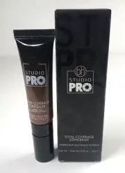 BH COSMETICS STUDIO PRO TOTAL COVERAGE CONCEALER #123 DARK W/ WARM UNDERTONES