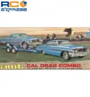 AMT 1/25 Cal Drag Combo 64 Galaxie AWB Falcon & Trailer AMT1223