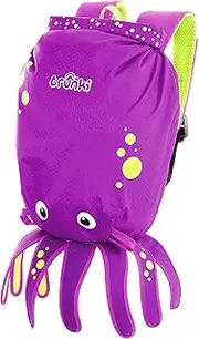 Trunki Kid’s Waterproof Swim & Gym Bag – PaddlePak Inky Octopus (Purple)