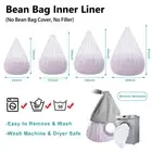 Bag Insert Replacement Cover Lazy Sofa Inner Liner Inner Liner for Bean Bag