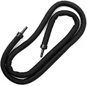 TopHomer Aquarium Air Curtain Bubble Tube, Wall Aerator Flexible Rubber Plastic Fish Tank Hose Pump Stone Bar 120cm double head