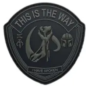 Mando Mudhorn Shield Patch [Hook Fastener - PVC Rubber- MZ12]