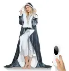 Wearable Electric Blankets, 72"*52 Heated Snuggle Blanket, Flannel & Lambswool