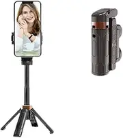 2025 New Super Mini Selfie Stick Tripod,360° Rotating 4-Leg Stand,Pocket-Sized Vlogging Kit F7E9 For Travel