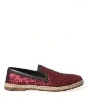 Dolce & Gabbana equin Epadrille lipOn Loafer - Loafers - Red -Size 41.5