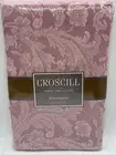 CROSCILL Fabric Tablecloth Kensington Oval 60 X 84” Rose Floral 6-8 Seating NEW